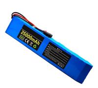 48V 25AH Batterie Lithium-ION Étanche pour Vélo Électrique 13S3P Haute Puissance Remplaçable Étanche pour Scooter Électrique pour 200W 500W 800W XT30+JST