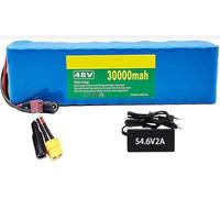 48V 30Ah Battery for Electric Bike Battery 13S3P Ebike with Charger Battery Scooter Battery 48V 30Ah for 750W 500W 1000W Engines 48V 30Ah,XT60