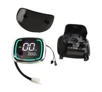 48V-72V E-Bike Display Meter with LCD screen 6-pin Interface Motor Controller Panel for Electric Bicycle Scooters - ABS Housing Wide View Angle -20°c for 150°c Operating Range