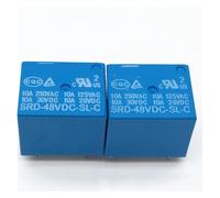 48V Relay 5 PIN Conversion Type 250VAC SRD-48VDC-SL-C SRD-48V SRD-48VDC SRD-48VDC-SL 10A T73-48V Power Relay 50PCS