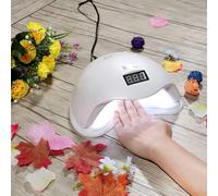 48w Lampe Uv Led Sèche Ongles Professionnelle Avec Minuterie 10s/30s/60s/99s Et Capteur Automatique Pour Nail Art Gel Uv Et Gel Led