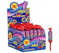 48x Chupa Chups Melody Sucettes Fraise Saveur Sucettes