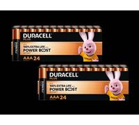 48x Duracell PowerBoost Plus AAA Alkaline Battery