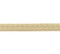 49.4 Meter Package of 16mm Basic Trim Decorative Gimp Braid, Style# 0058SG Color: Ivory/Ecru - A2 (164 Ft / 54 Yards)