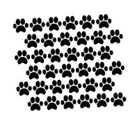 49 Pièces Autocollant Mural Patte De Chien Étiquettes D'Art Mural Chaton Stickers Muraux Animaux Autocollants De Patte De Chien Stickers Muraux Chambre D'Enfant