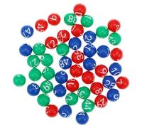 49 Pièces Boule De Machine De Loterie Balles De Bière-Pong Numérotées Boules De Cages De Bingo Bière-Pong Piscine Mini De Jeu Loto Pog Plastique Enfant Dédié Machine à Chewing-Gum