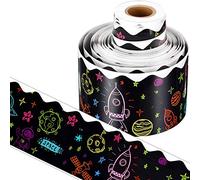 49 Pieds Bordure de Bulletin École à Thème Décoratif Autocollants Confettis Enseignement Frontière de la Presss pour la Décoration d'Affichage de Classe (Couleur 3)