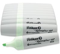 490 Eco Lot De 10 Surligneurs À Pointe Biseautée Vert Pastel[Z1147]