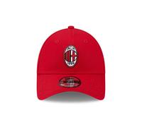 4900/99 Nouveau Era Casquette Ac Milan 9Forty Rouge Visière Réglable Bonnet