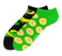 [4900030103] Zooksy Boite 2 Paires Chaussettes d'été MixTury en Coton Banane ...