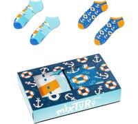 [4900160104] Zooksy Pack 2 Paires Chaussettes Eté MixTury Courtes en Coton Mo...