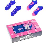 [4900180104] Zooksy Pack 2 Paires Chaussettes Eté MixTury Courtes Coton Flama...
