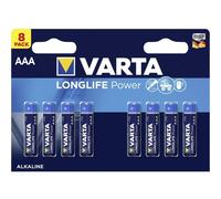 [4903121418] VARTA Blister de 8 Piles LONGLIFE Power 4903 AAA Micro LR03