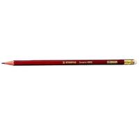 [4906] STABILO Lot de 12 Crayons Papier Swano bout gomme HB