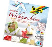[493/1515] folia Feuilles de papier à plier "Noel", 150 x 150 mm, 80