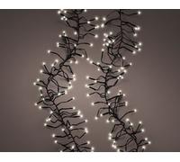 494702 Lumineo Guirlande Lumineuse 1512 Leds 14m LED Chaîne Noir Blanc Chaud