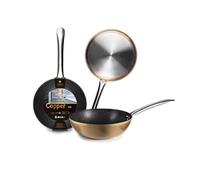 IBILI Poêle profonde Natura Copper 28 cm, Aluminium, antiadhésif style pierre, compatible induction