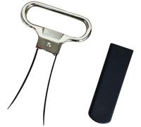 49577 Tire-bouchon à feuille, tire-Bouchon bilame, ustensile professionnel sommelier, vins millésimés, ?nologie, préservation du vin, Alliage de zinc, ABS, Métal, Noir, 11 x 5,6 cmCable USB C Charge
