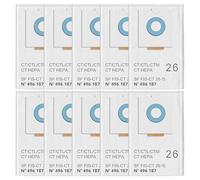 496187 Lot de 10 sacs à poussière accessoires pour Festool SELFCLEAN CT 26/CTM 26 E/CTL 26E CLEANTEC Serie SC FIS-CT 26/5