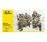 [49632] Heller Figurine Maquette Commando Britannique 1:72 - 50 Pièces