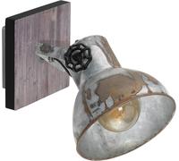 49648 Spot,Bois,40 W,Braun-Patina,Schwarz