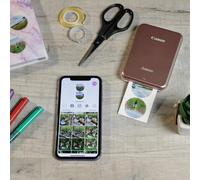 [4967C003] Canon Lot de 20 feuilles de papier photo circulaire pour appareil ...