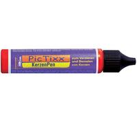 [49704-3] KREUL Lot de 3 marqueurs pour bougies Hobby Line "PicTixx", rouge