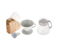 4977642020290 Hario V60 Dripper & Pot White Hario
