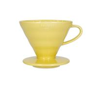 4977642728998 Hario V60-02 Ceramic Coffee Dripper Yellow Hario
