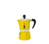 [4982] BIALETTI Cafetière Italienne Rainbow Aluminium 3 Tasses Jaune