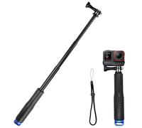 49cm Perche Etanche pour GoPro, 19in Perche à Selfie Télescopique Perche Selfie, Etanche sous Marine pour GoPro Hero 13/12/11/10/9/8, pour Insta360 Ace Pro, pour DJI Osmo Action 5 Pro/4/3, pour AKASO