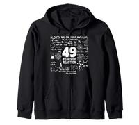 49e Anniversaire 49 Ans drôle Chimie Nerd Humour Geek Sweat à Capuche