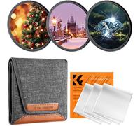 Ø49mm Star Filter 4+6+8 Points Star Special Effects Filter and 3 Cloth and Bag for Camera Lens