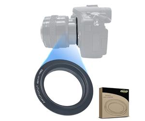 49mm to m4/3 Bague d'adaptation rétro/Bague d'inversion Macro, Compatible avec Micro Four Thirds M4/3 Olympus EP1,EP2,EP3,EPL1OM-D E-M5;DMC-G2,DMC-GH1,DMC-GH2,etc.Pen Pen-F E-PL7