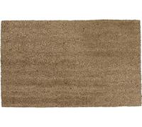 4All Paillasson en fibre de coco uni pour intérieur et extérieur, porte arrière, garage ou jardin, tapis de sol antidérapant, très résistant, super absorbant, 35 x 60 cm
