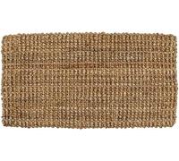 4All Paillasson en jute et fibre de coco résistant pour une utilisation en extérieur, paillasson naturel pour porche, jardin ou entrée, antidérapant, piège la saleté, écologique (40 x 70 cm, lot de 1)