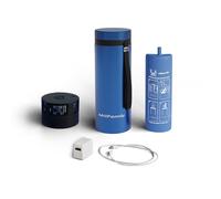 4ALLFAMILY Explorer Insulin Cooler Travel Case TSA Approved 72H (1-7 Medication Pens) - on-The-Go Medical Cooler with Biogel Ice Pack - Diabetes Travel Case for Insulin Pens & EpiPens (Blue)