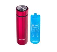 4ALLFAMILY Nomad 1 à 3 stylos à insuline avec poche de glace Biogel pour diabétiques Approuvé par la TSA Taille M Rouge