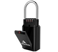 4boarder® SURFy coffre-fort à clés coffre-fort à clés 4 chiffres pour les sports nautiques clés de voiture caravane camping-car d'appartement métal avec revêtement en caoutchouc