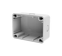 4box - Boîte Murale IP66 pour Wide RAL7035 Boîte étanche pour Installation Murale. Parfait pour Les Nouvelles installations ou rénovations Couleur RAL7035