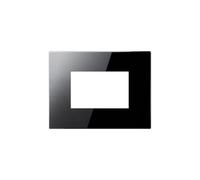 4box - Plaque 3 modules pour Bticino® Matix™, fabriquée en méthacrylate, s'adapte à tous les environnements résidentiels et tertiaires