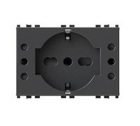 4Box - Prise encastrée USB P40 3.0A compatible avec Vimar® Arkè™ gris