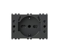 4Box - Prise encastrée USB P503 3.0A compatible avec Vimar® Arkè™ gris