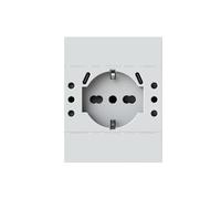 4Box - Prise encastrée USB P503 compatible avec Bticino® LivingNow™ Blanc