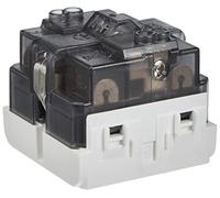 4Box Prise Multistandard 1 Schuko ou 2 by-Pass Compatible avec Gewiss Chorus, 250 V, Blanc, 4B.G10.H21