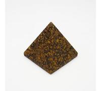 4CM Pyramide Jaspe fruit naturel - Pyramide de cristaux polis avec propriétés énergétiques, pierre pyramide, polie (Jaspe fruit, 4CM)