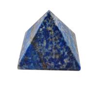 4CM Pyramide Lazurite Naturelle - Pyramide en Cristaux Polis avec Propriétés Énergétiques, Pierre Pyramide (Lazurite, 4CM)