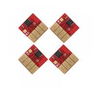 4COLOR 711 711XL 711 CARTRILLE À L'ENK avec LA Pupe DE Reset Auto Compatible avec DESIGNET Imprimer T120 T120 T120
