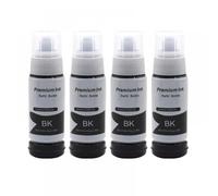 4COLOR Ink Refill Cole DE REFILLER Compatible avec L3156 L3210 L3216 L3250 L3256 L3260 L5190 L5196 L5290 L3150 L1110 Encre de l'imprimante(4pcs Dye-BK-70ml)