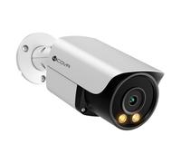 4COVR DLY37YX5MA Caméra de surveillance PoE extérieure filaire avec vision nocturne en couleur, audio bidirectionnel, reconnaissance intelligente de personnes/véhicule, microSD jusqu'à 256 Go